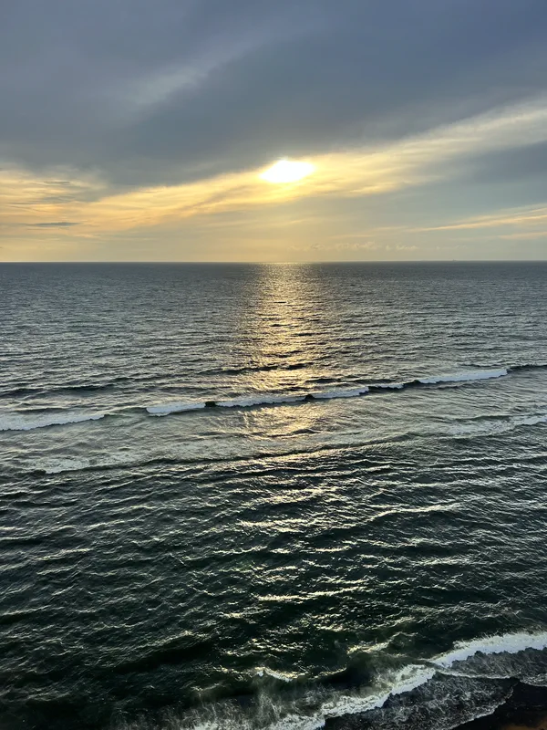 Coucher de soleil plage Colombo